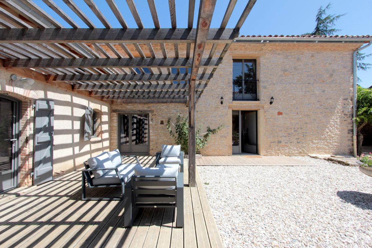 270700 Renovation Extension d une ferme a Bruniquel projet par l Atelier S architecte a Toulouse