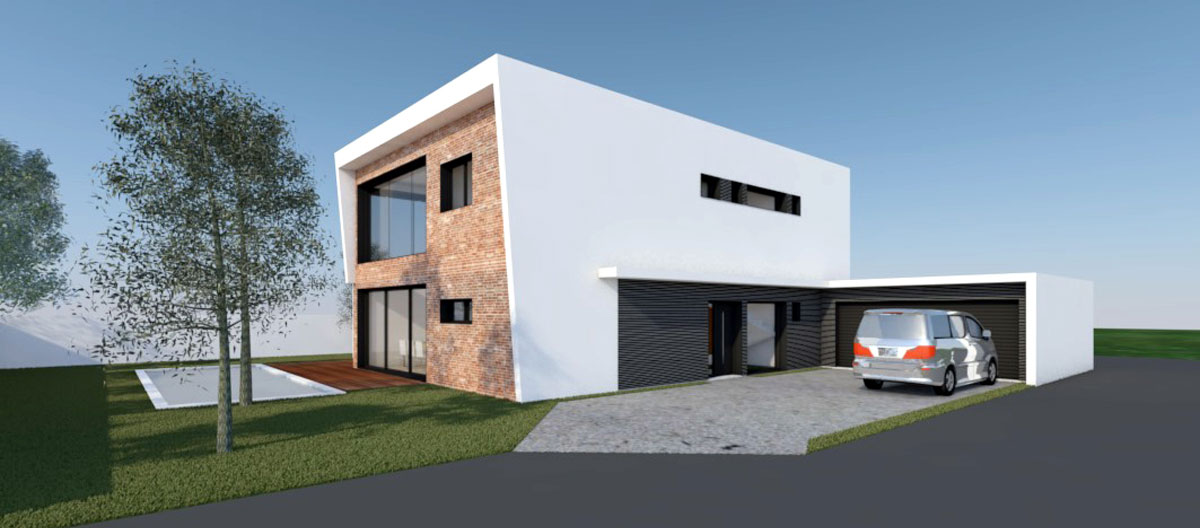 Construction d une maison contemporaine a ournefeuille par atelier S architecte a Toulouse 2